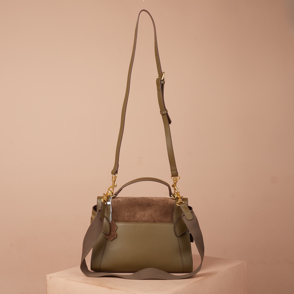 Anonymous Cilla Double Straps 28 Suede Leather No Brand (Tas Kulit)