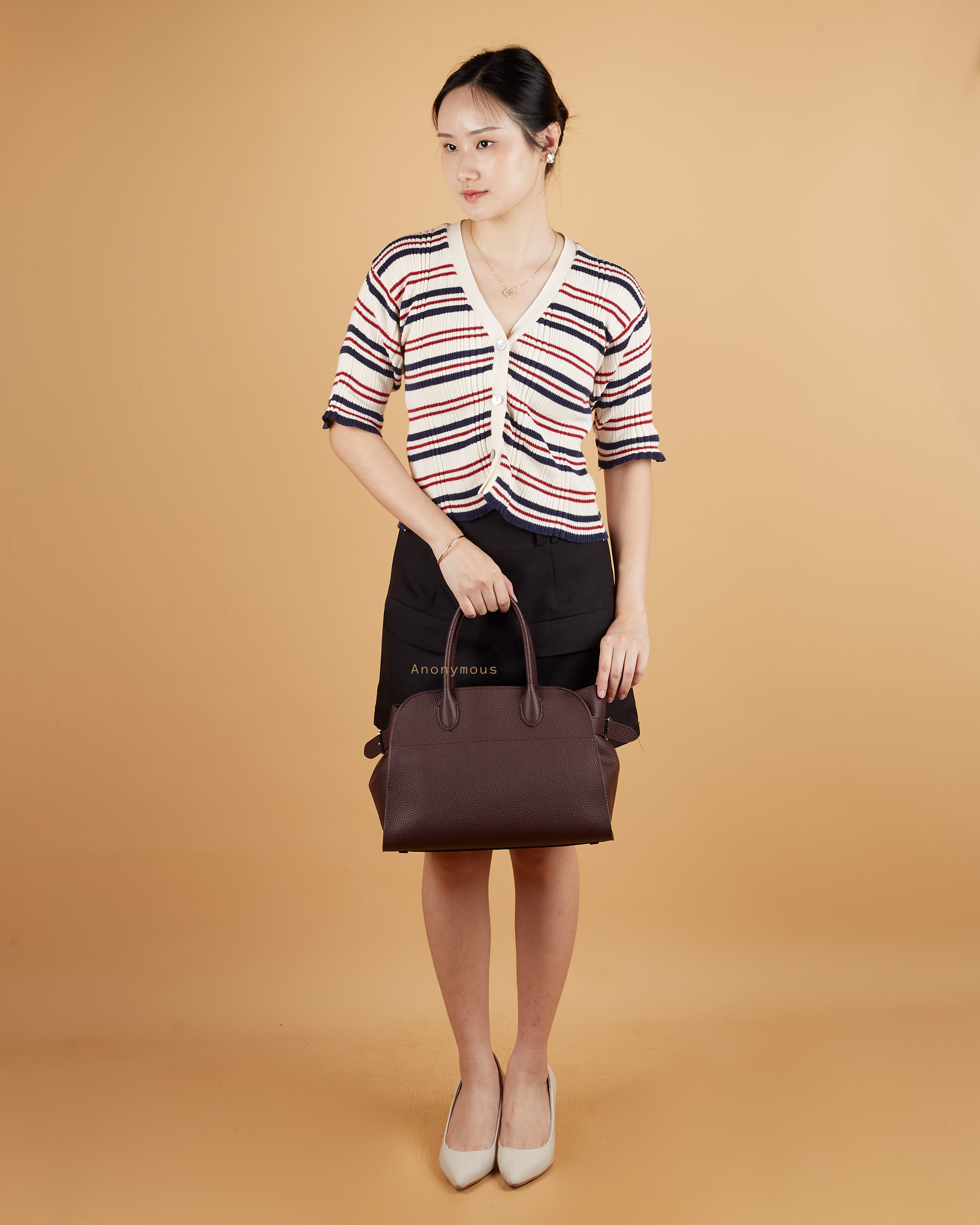 Anonymous Monthy Tote Bag 26 Togo Leather No Brand (Tas Kulit)