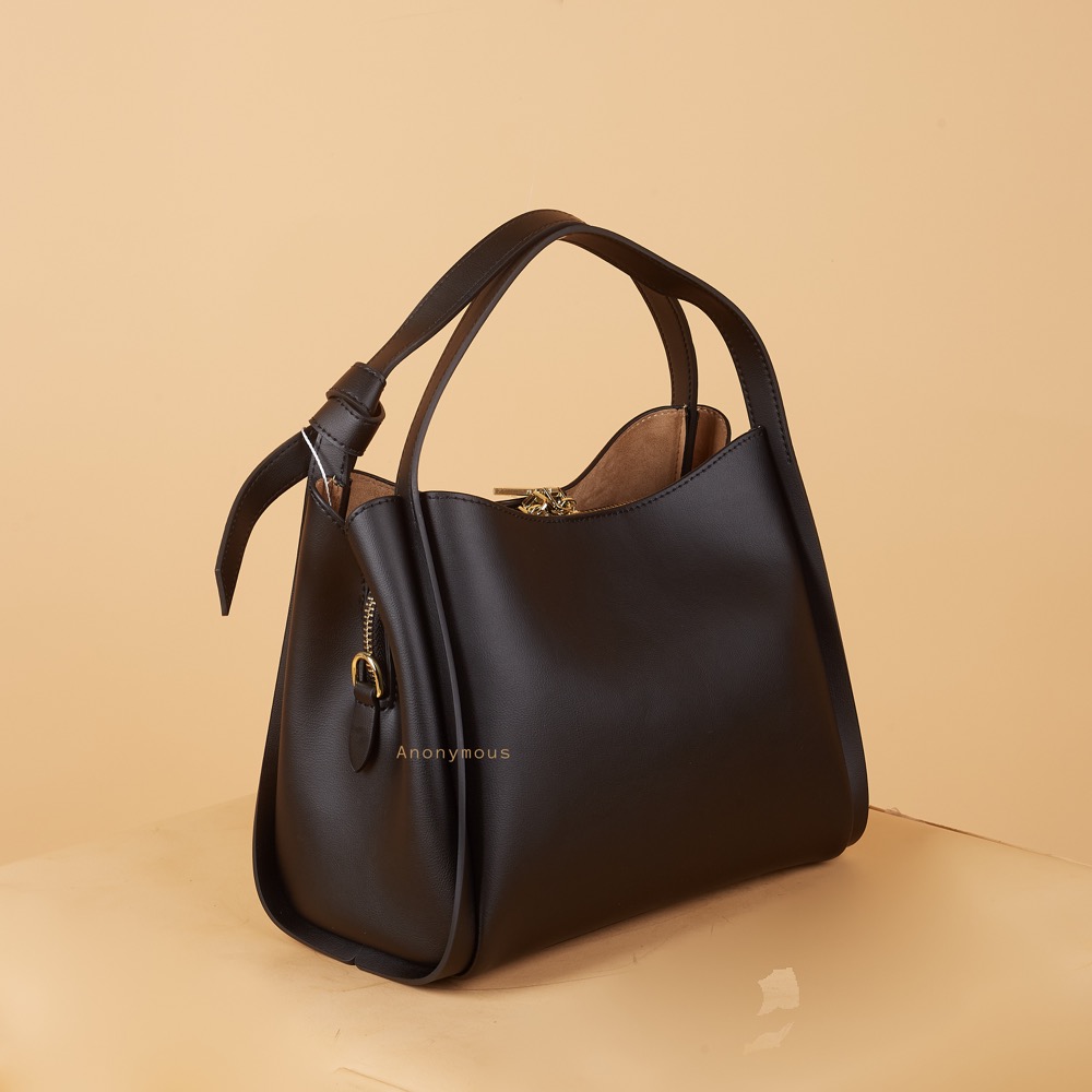 Anonymous Lika Square Top Handle Bag Swift Leather No Brand (Tas Kulit)