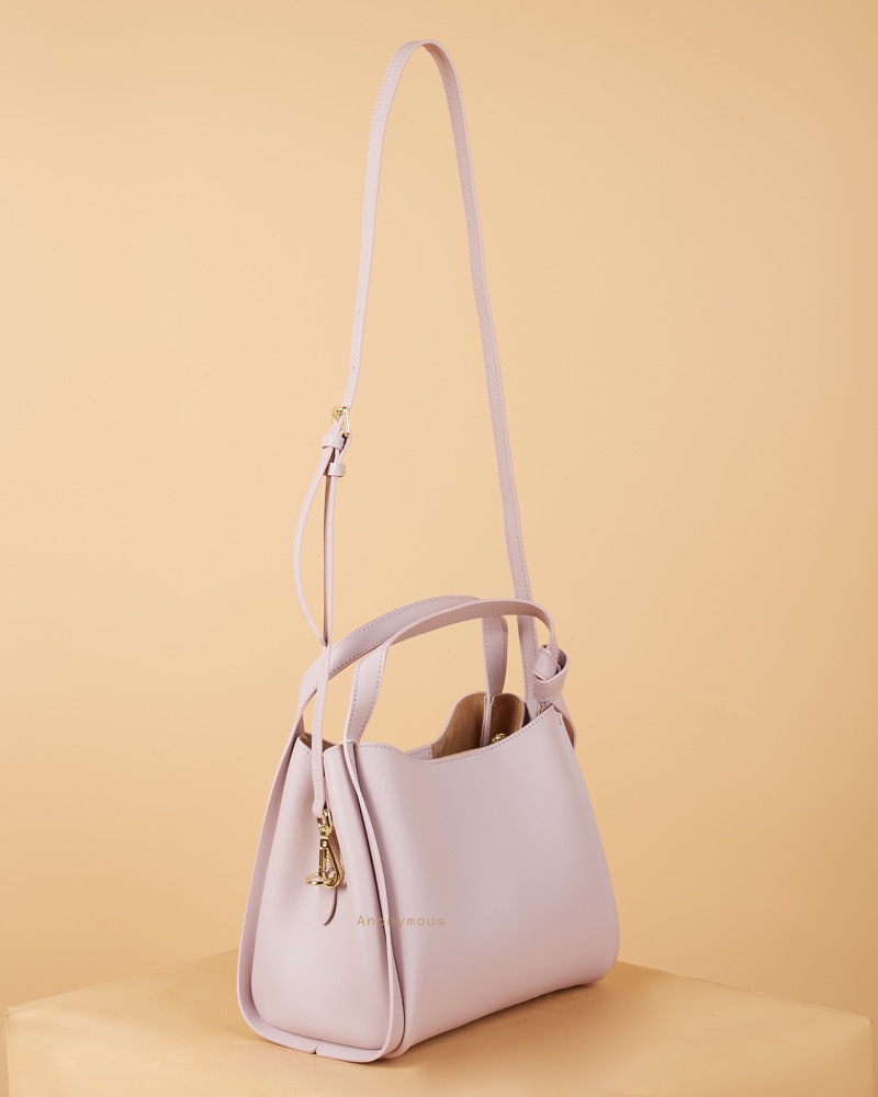 Anonymous Lika Square Top Handle Bag Swift Leather No Brand (Tas Kulit)