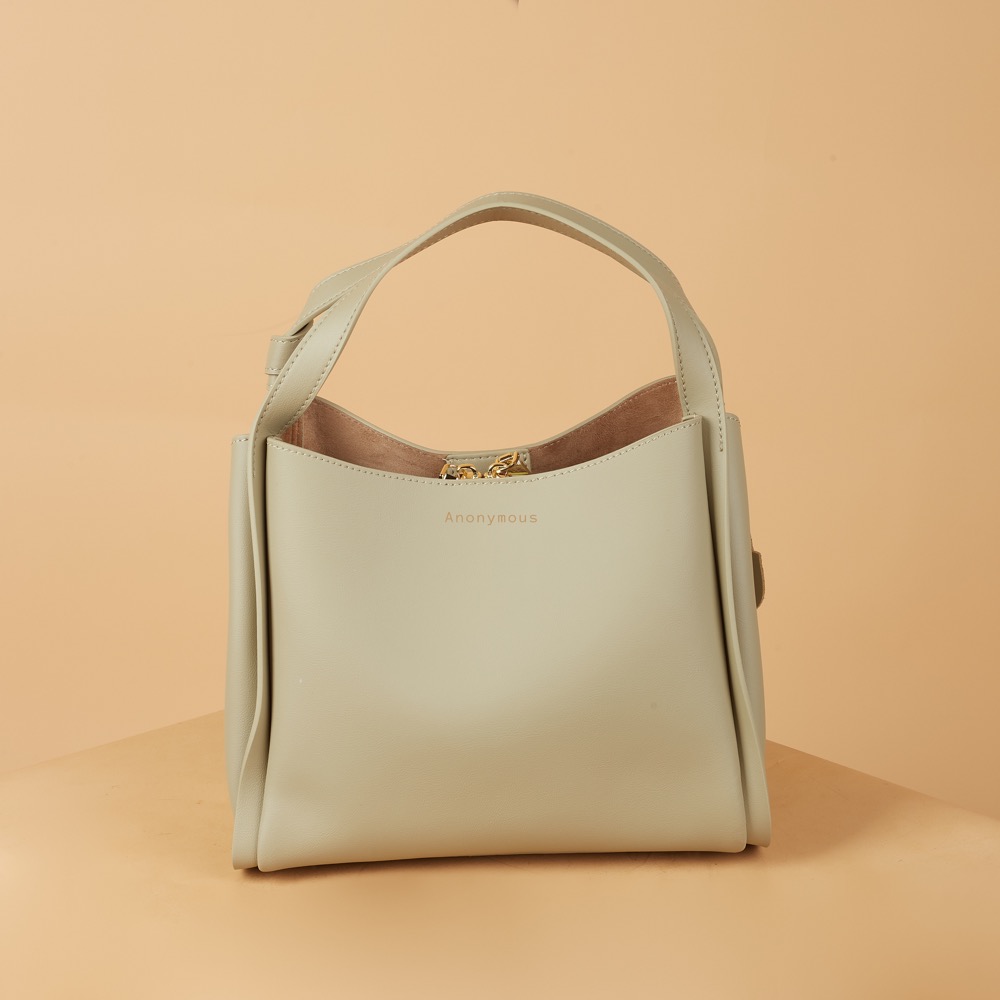 Anonymous Lika Square Top Handle Bag Swift Leather No Brand (Tas Kulit)