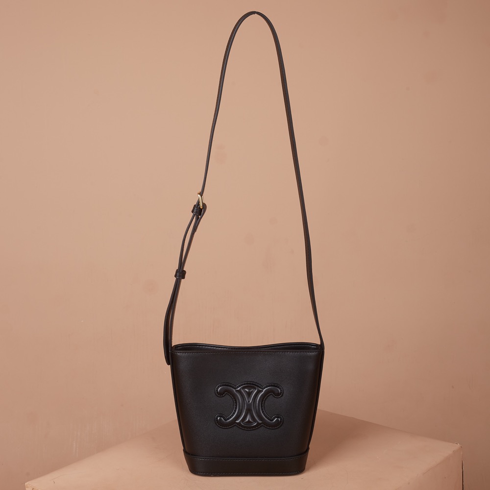 Anonymous Joline Bucket Bag Swift Leather GHW No Brand (Tas Kulit)
