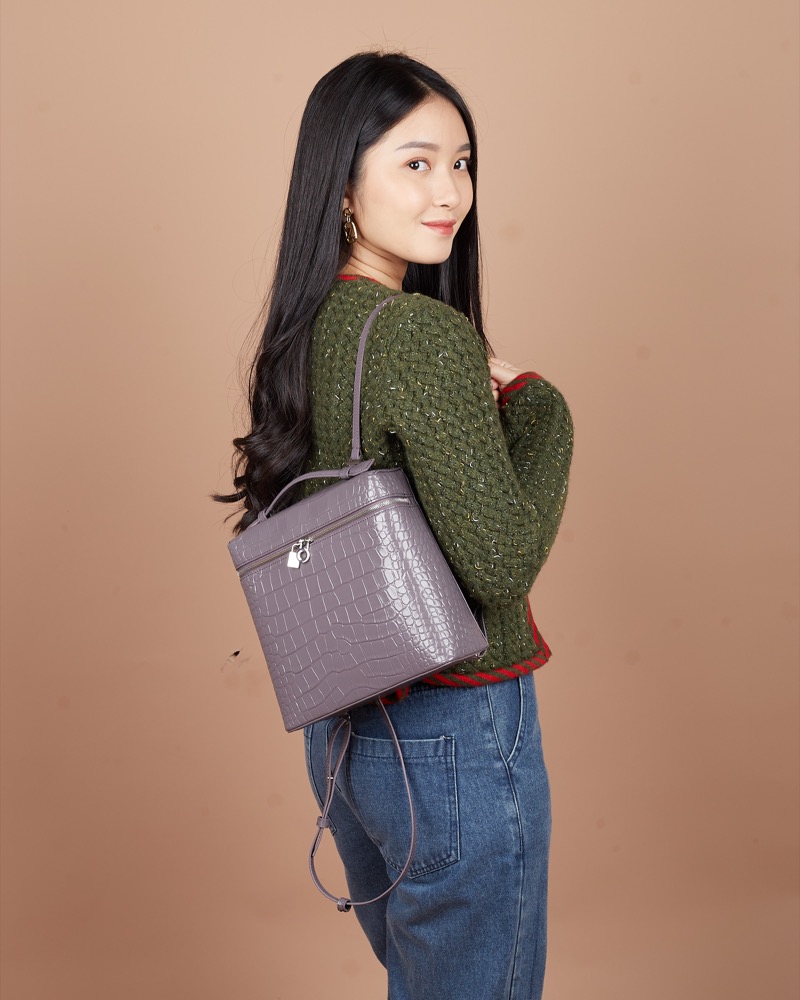 Anonymous Louise Backpack Croco Leather No Brand (Tas Kulit)