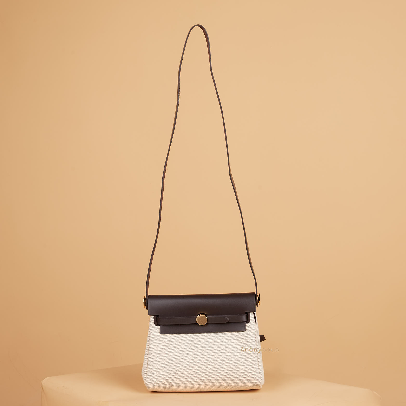 Anonymous Aspen 20 Ecru Canvas Bag GHW