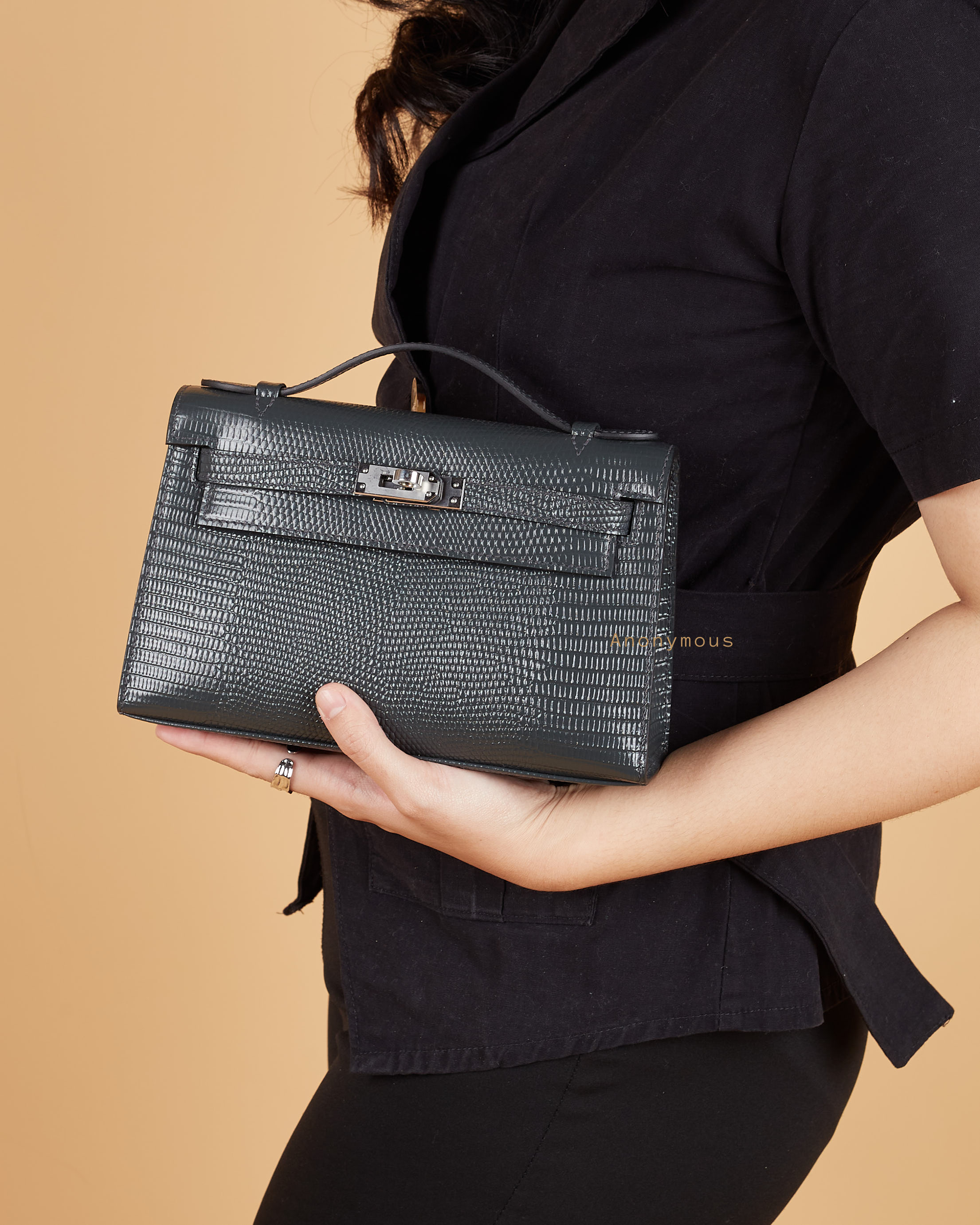 Anonymous Kylee Pochette Lizard P22 No Brand (Tas Kulit)