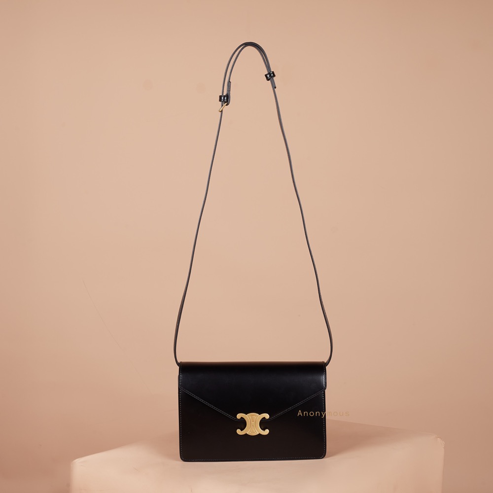 Anonymous Envy 22 Double Compartment Sling Bag Swift Leather No Brand (Tas Kulit)