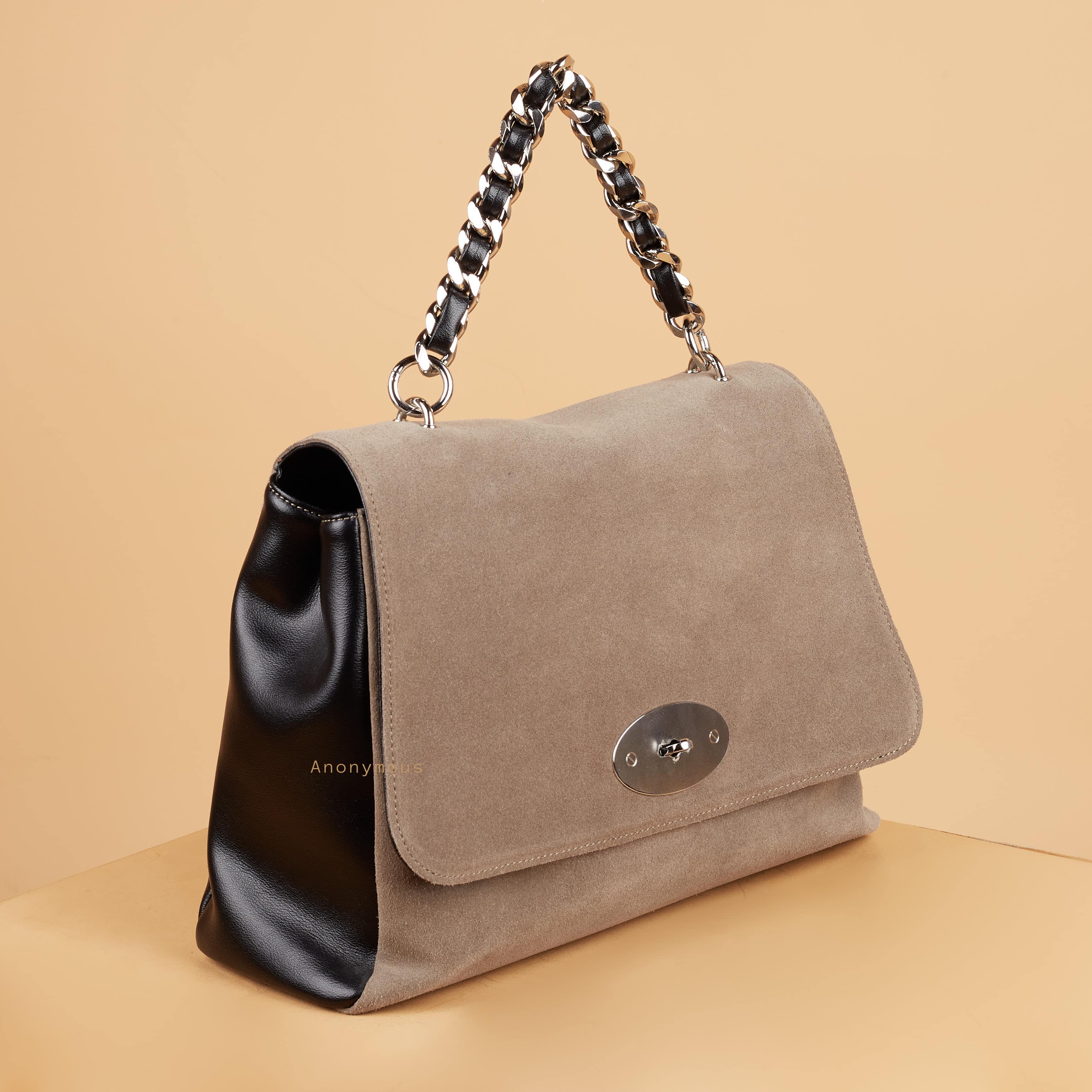 Anonymous Isla Double Straps Swift Suede Leather (No Brand)