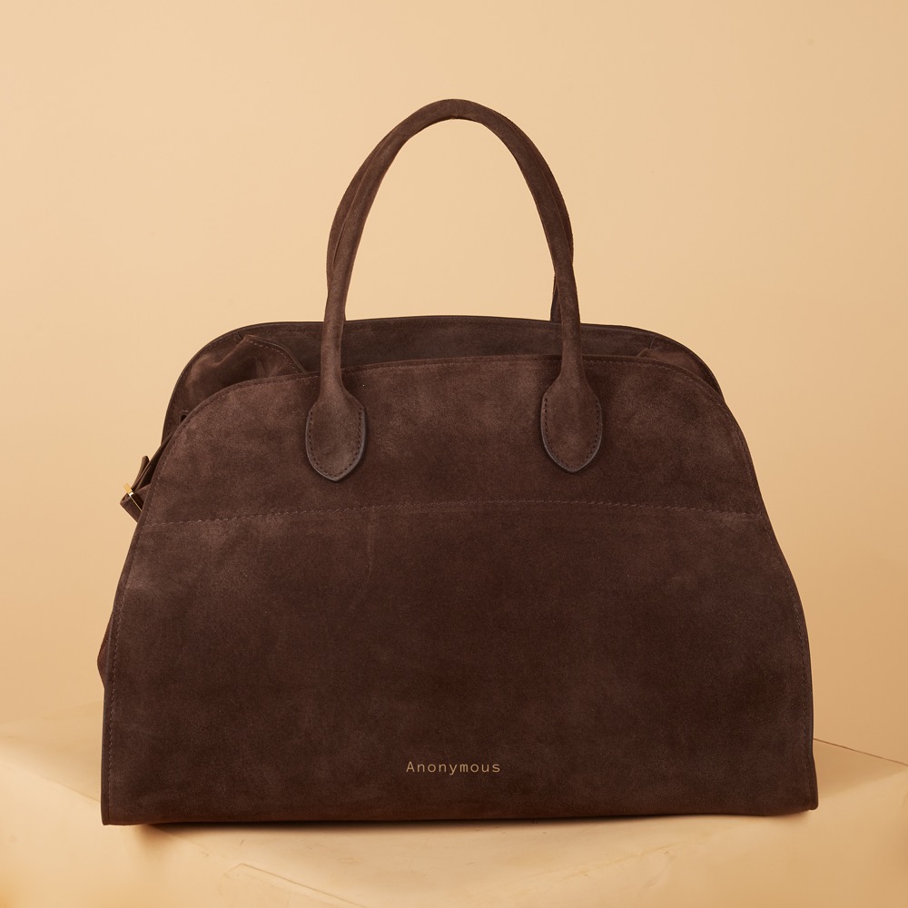Anonymous Monthy Tote Bag 39 Suede Leather No Brand (Tas Kulit)