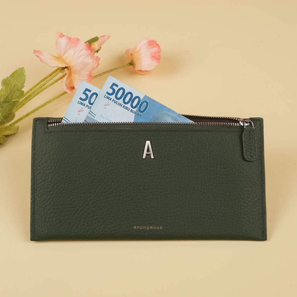 Anonymous Dollar pouch grained leather No Brand (Dompet Kulit)