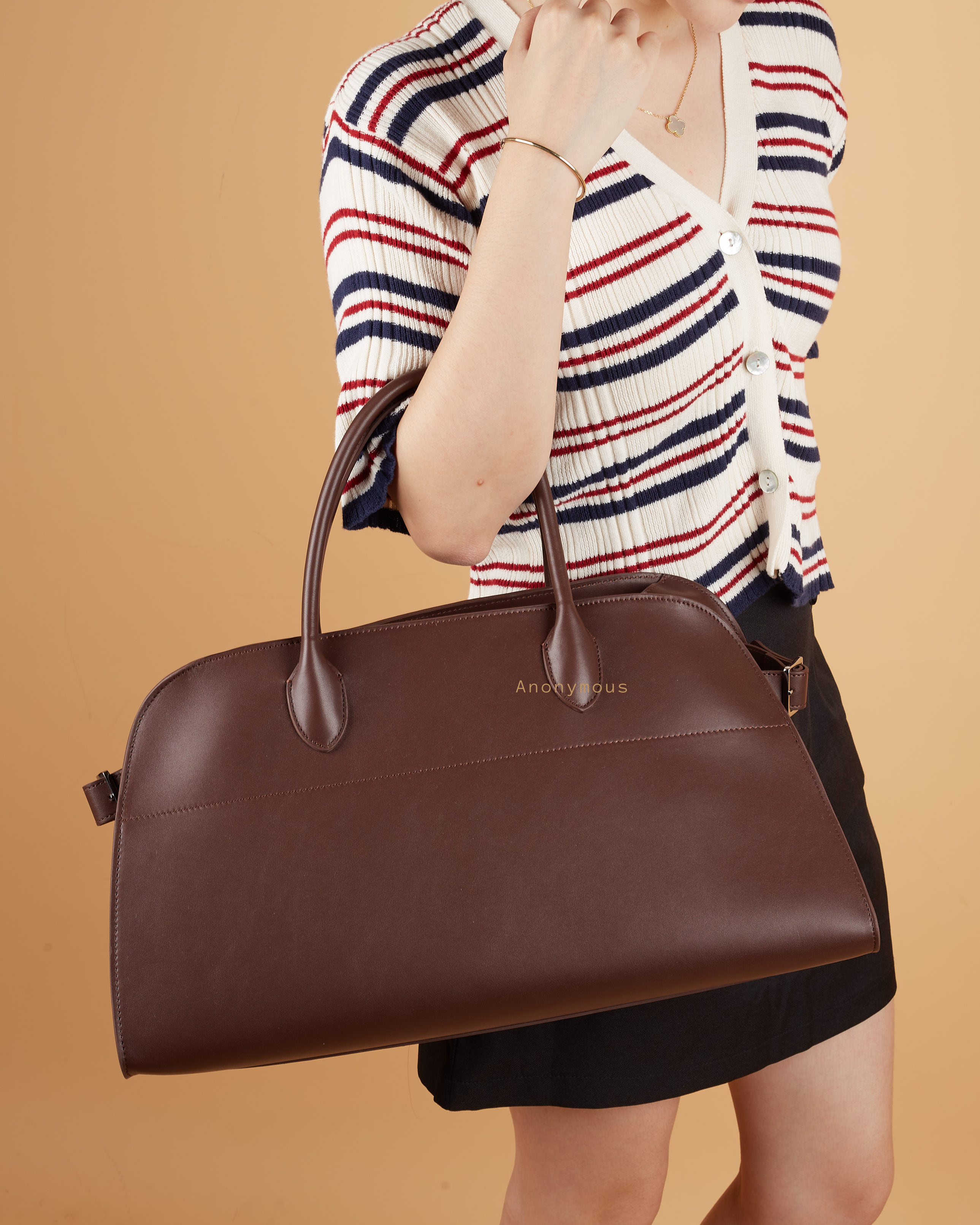 Anonymous Monthy 44 East West Tote Swift Leather