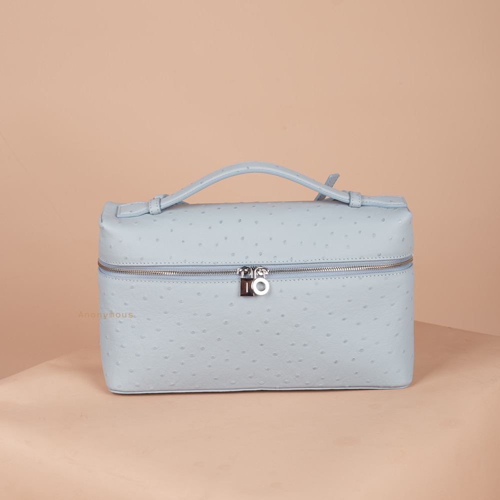 Anonymous Lola Bag L27 Ostrich PHW No Brand (Tas Kulit)