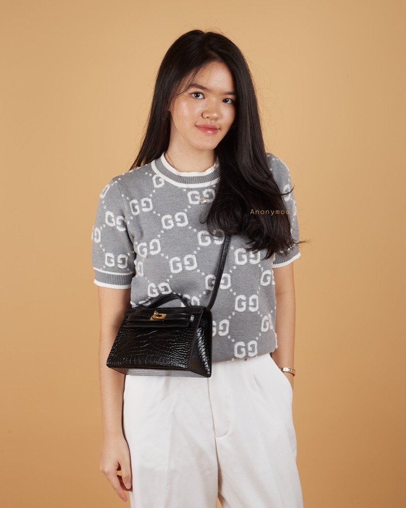 Anonymous Kylee Pochette P22 Croco (No Brand)