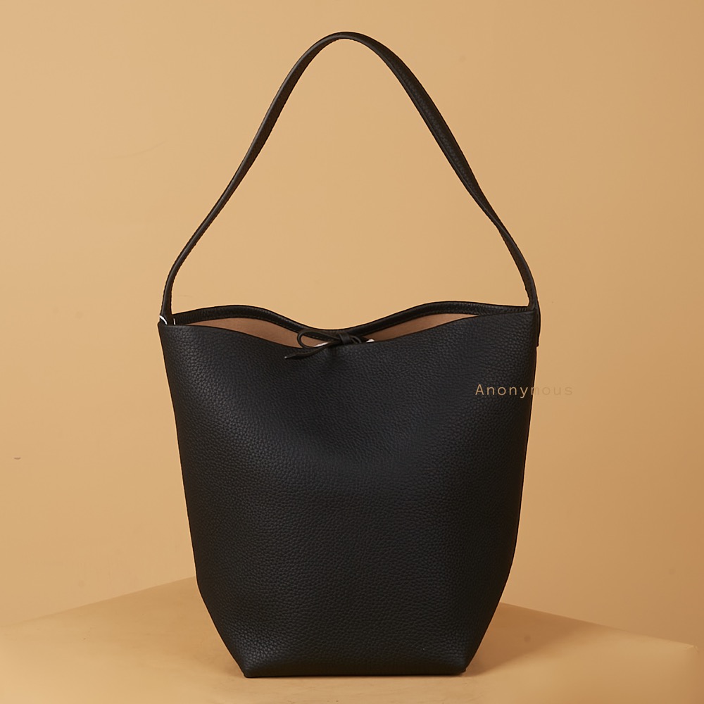 Anonymous Mica Tote Bag Large Grained Leather No Brand (Tas Kulit)