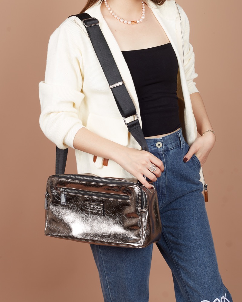 Anonymous Juno 28 Crossbody Bag Shiny Calfskin No Brand (Tas kulit)