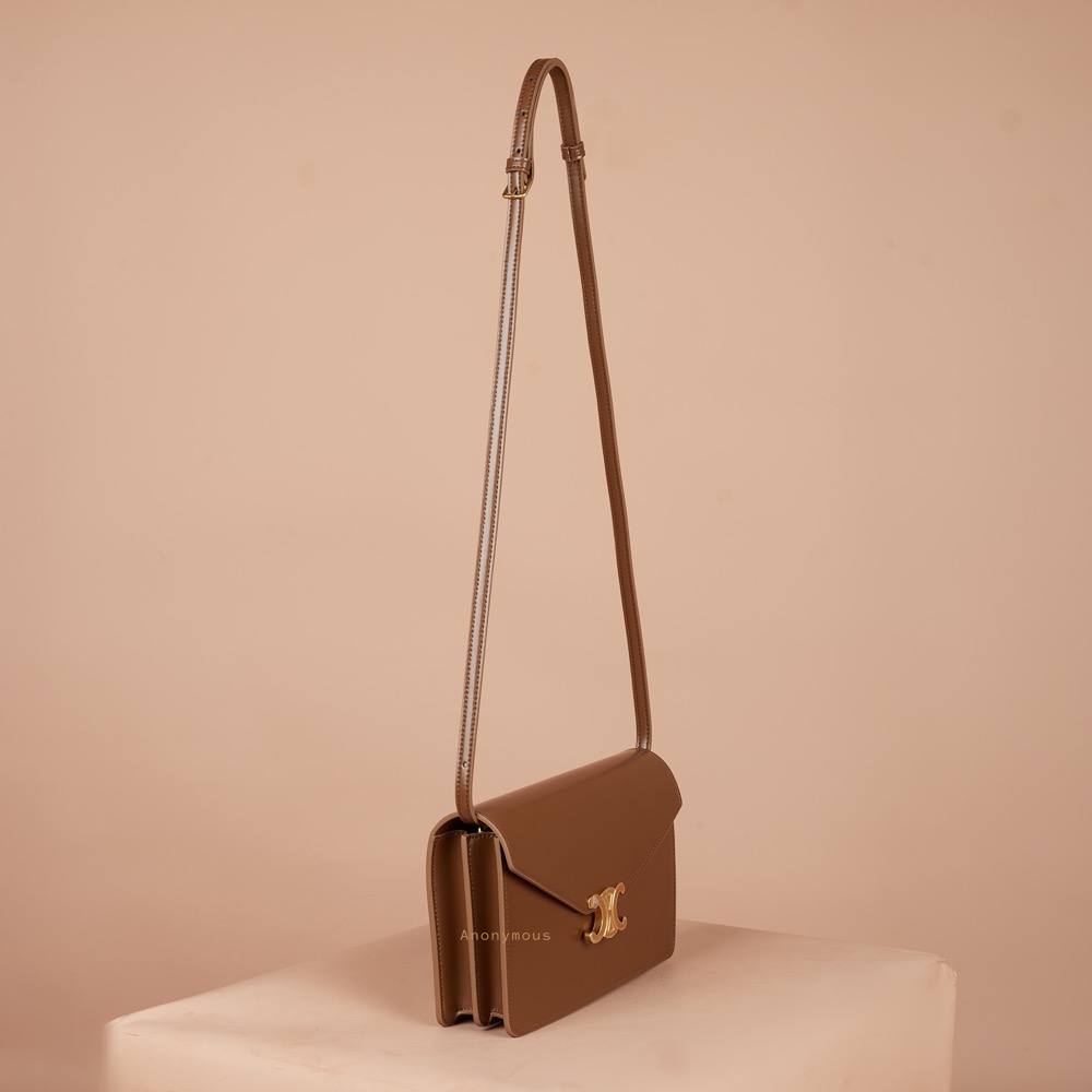 Anonymous Envy 22 Double Compartment Sling Bag Swift Leather No Brand (Tas Kulit)