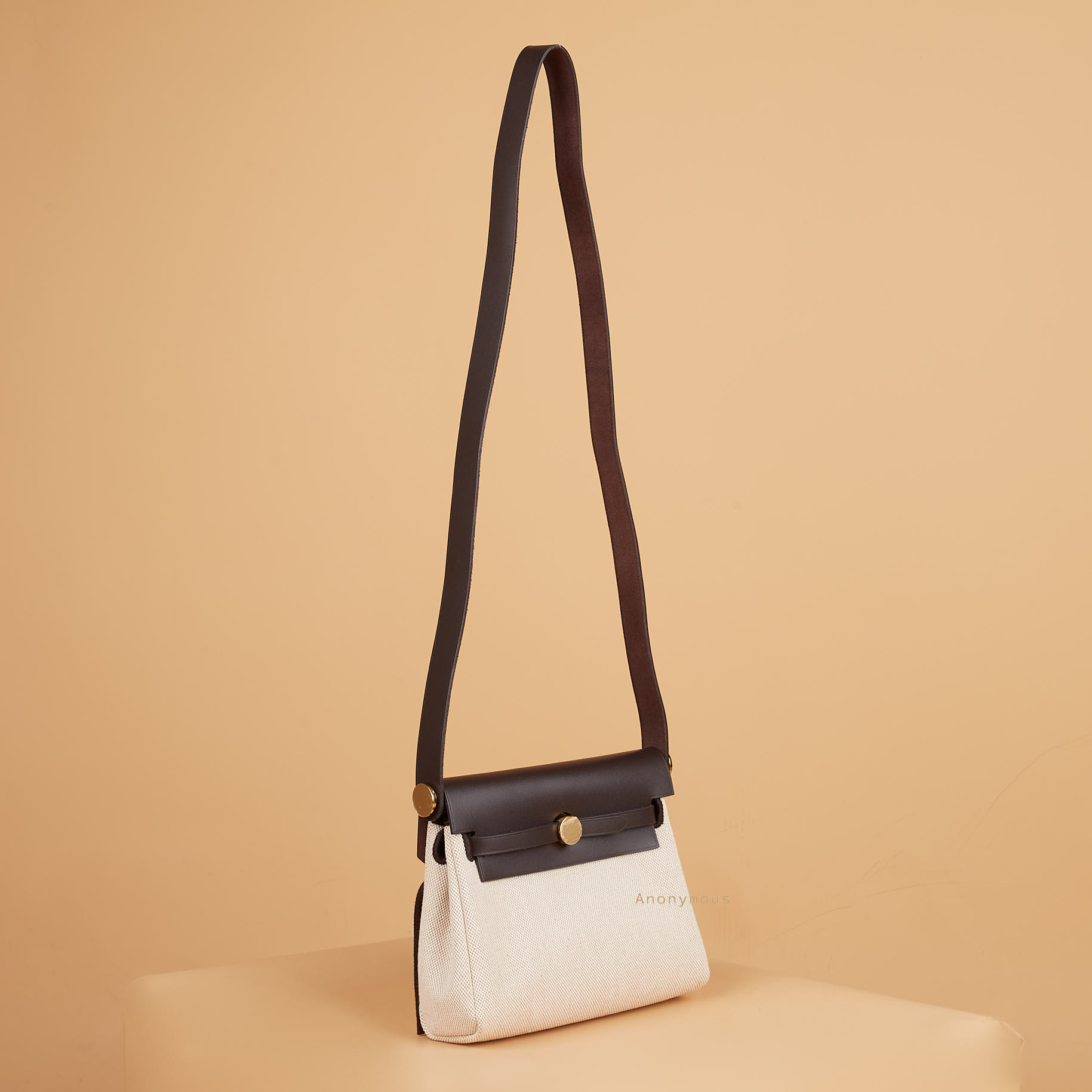 Anonymous Aspen 20 Ecru Canvas Bag GHW