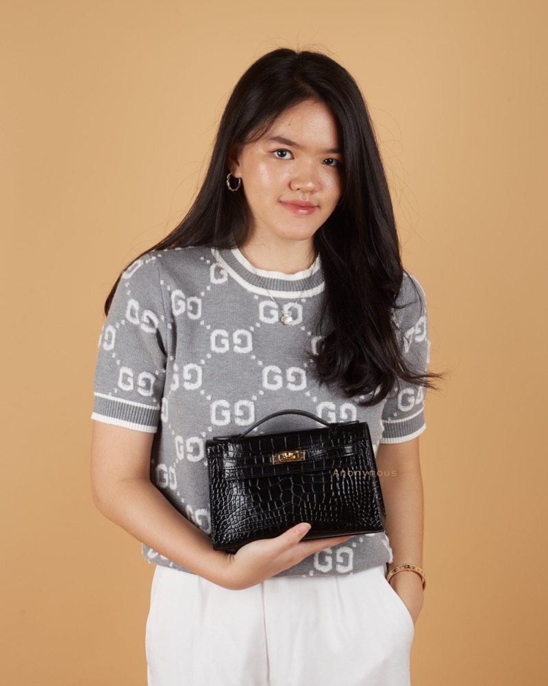 Anonymous Kylee Pochette P22 Croco (No Brand)