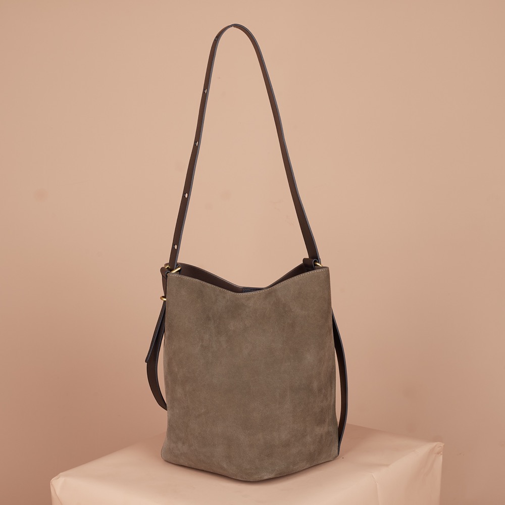 Anonymous Caine Bucket Bag Suede Leather No Brand (Tas Kulit)