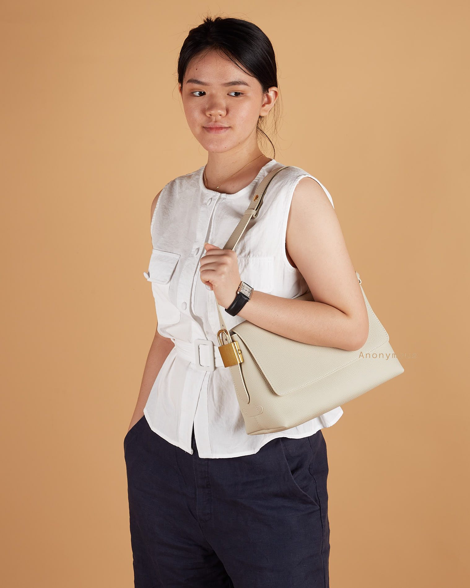 Anonymous Lilou Shoulder Bag Togo GHW