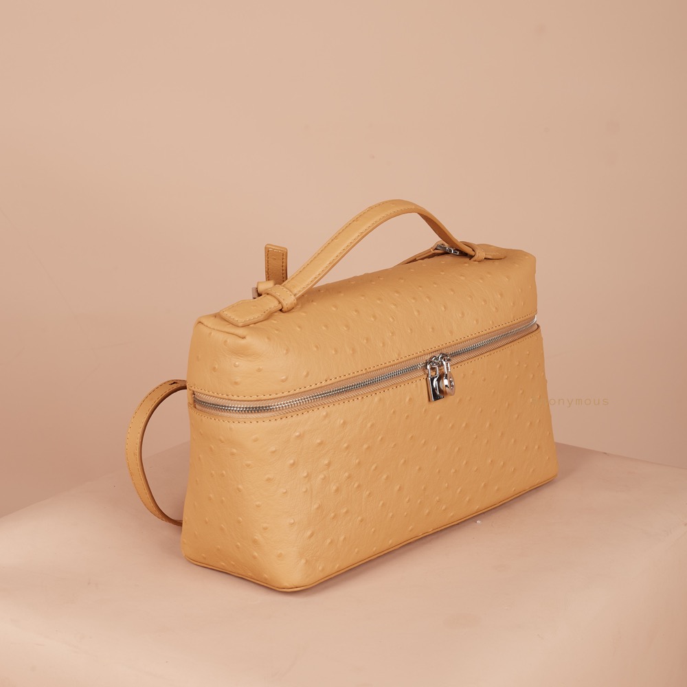 Anonymous Lola Bag L27 Ostrich PHW No Brand (Tas Kulit)