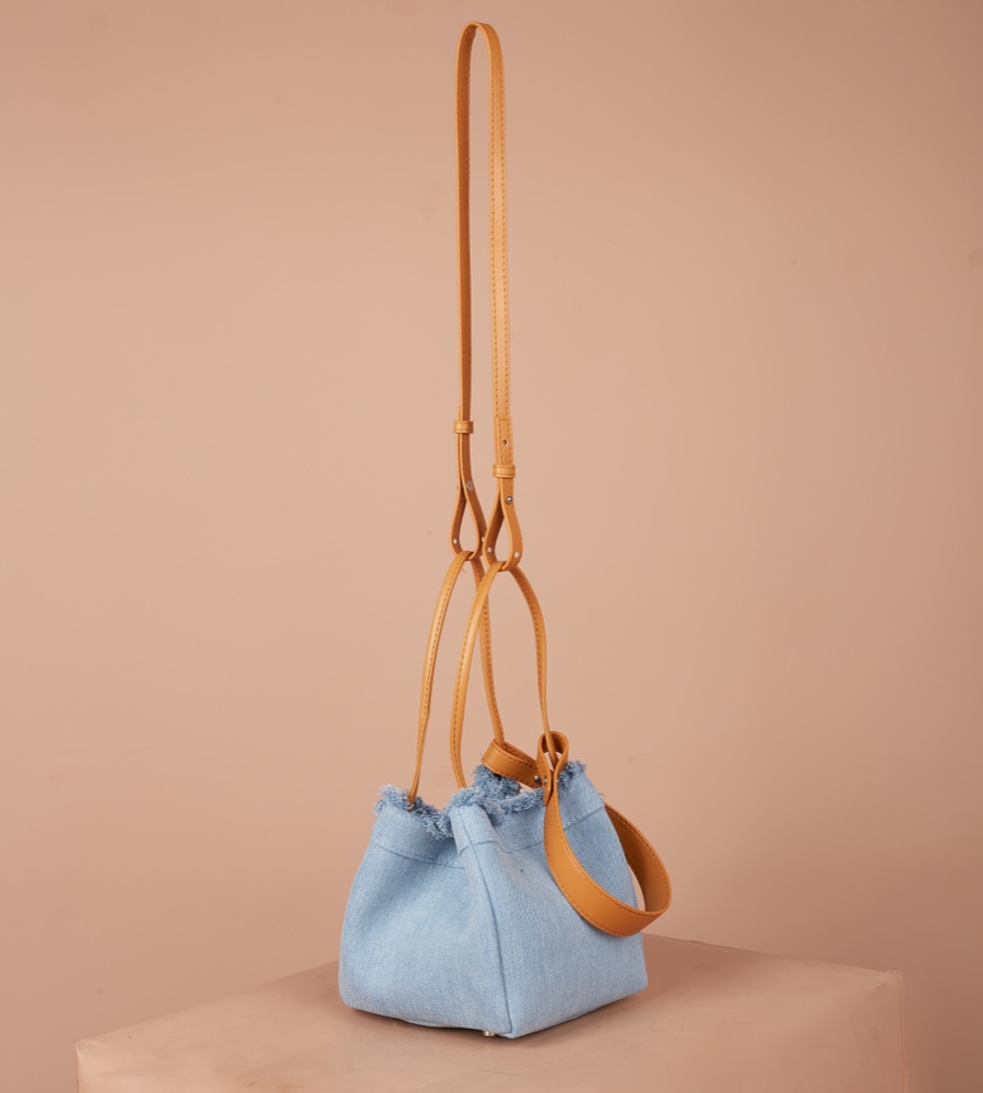 Anonymous Willow Mini Bucket Bag Denim No Brand