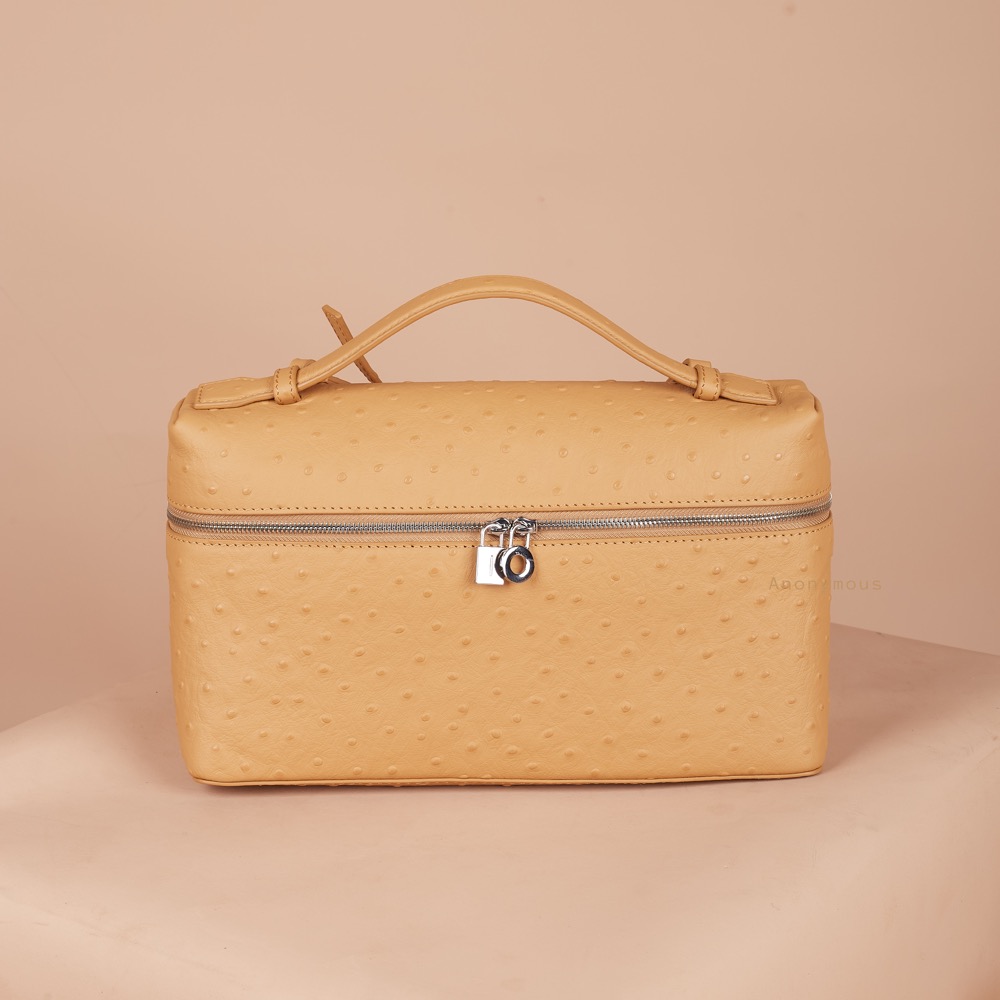 Anonymous Lola Bag L27 Ostrich PHW No Brand (Tas Kulit)