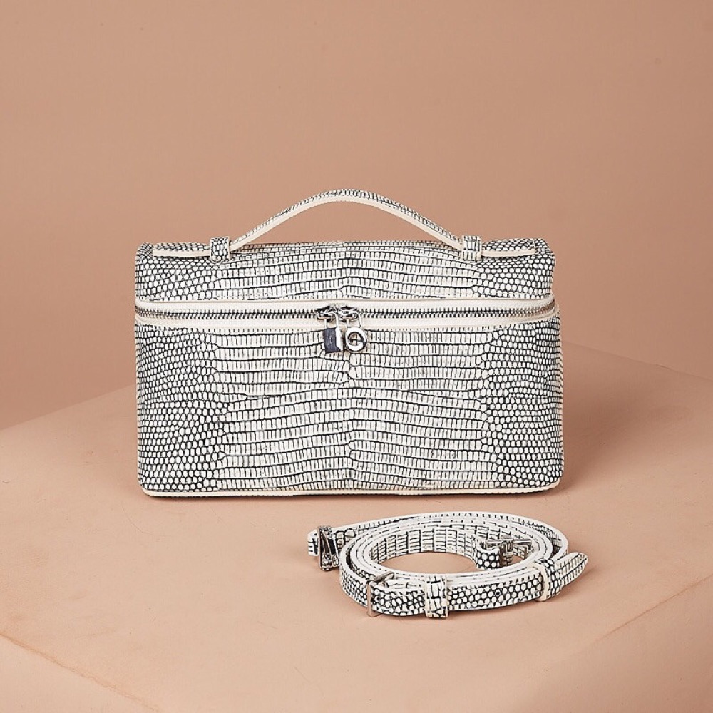 Anonymous Lola Bag L19 Lizard Embosse Leather PHW No Brand (Tas Kulit)