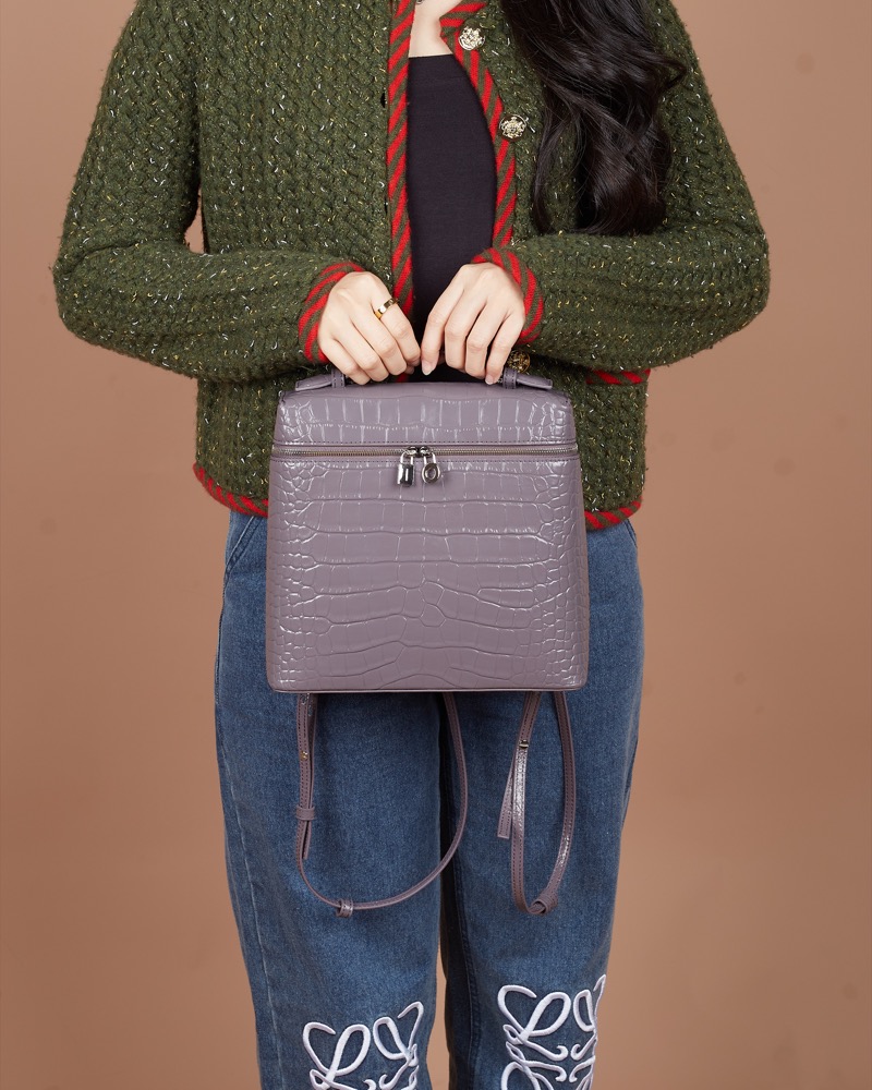 Anonymous Louise Backpack Croco Leather No Brand (Tas Kulit)