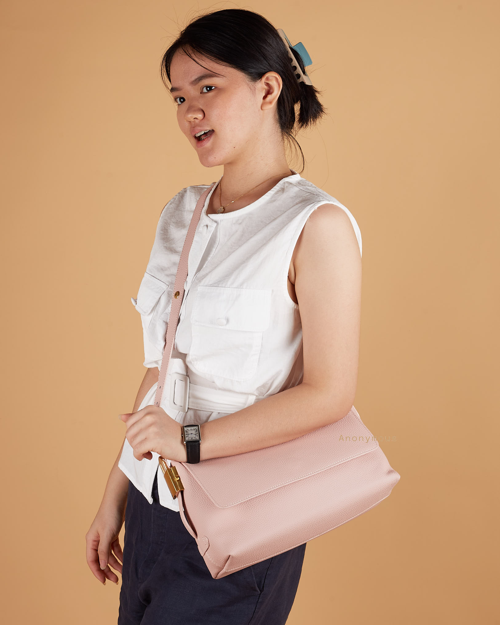 Anonymous Lilou Shoulder Bag Togo GHW