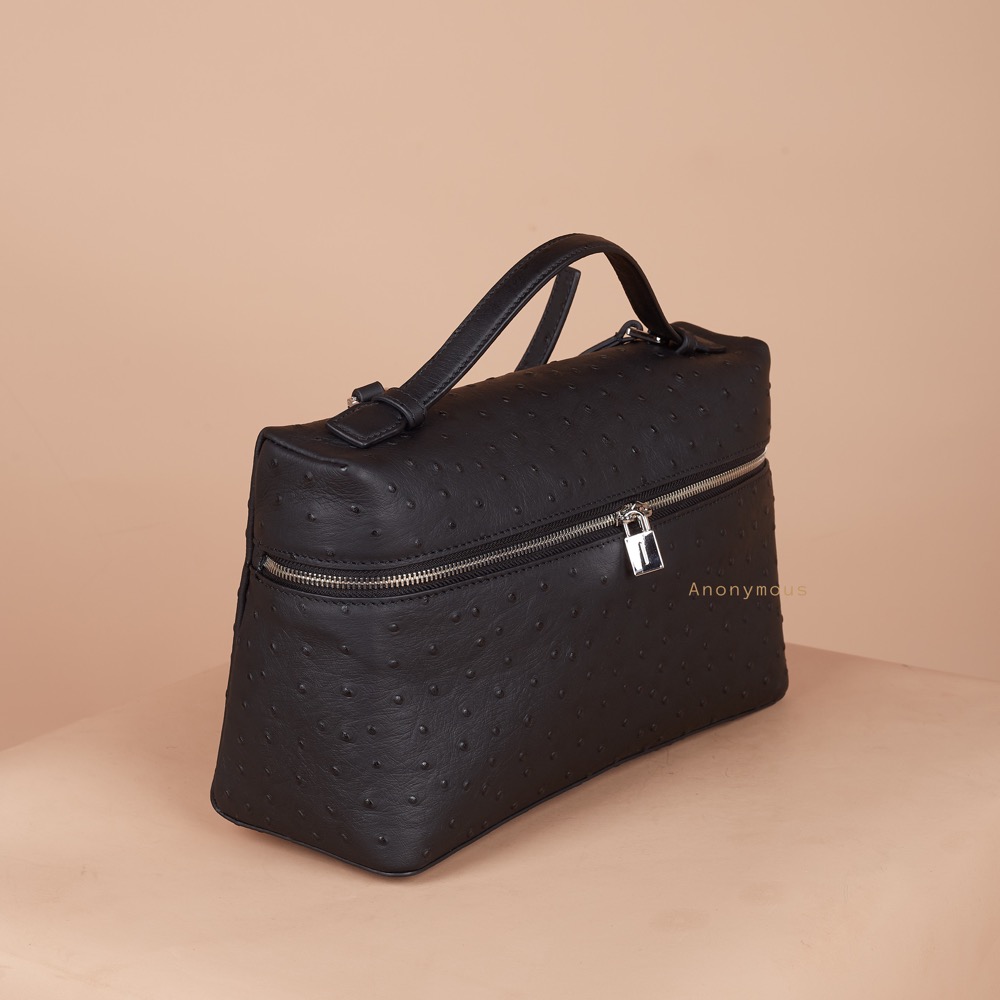 Anonymous Lola Bag L27 Ostrich PHW No Brand (Tas Kulit)