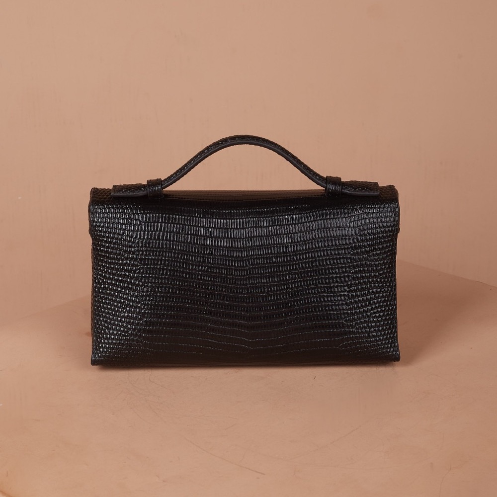 Anonymous Lola Bag L19 Lizard Embosse Leather PHW No Brand (Tas Kulit)
