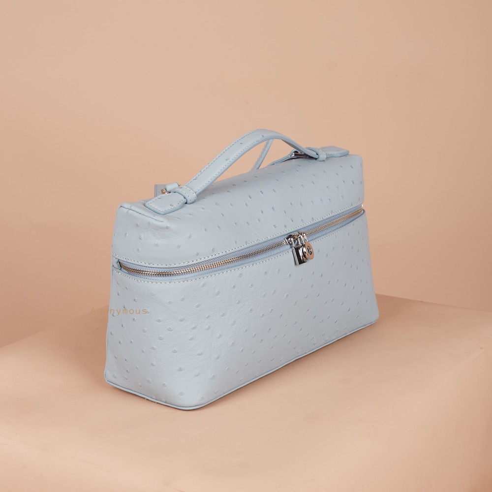 Anonymous Lola Bag L27 Ostrich PHW No Brand (Tas Kulit)