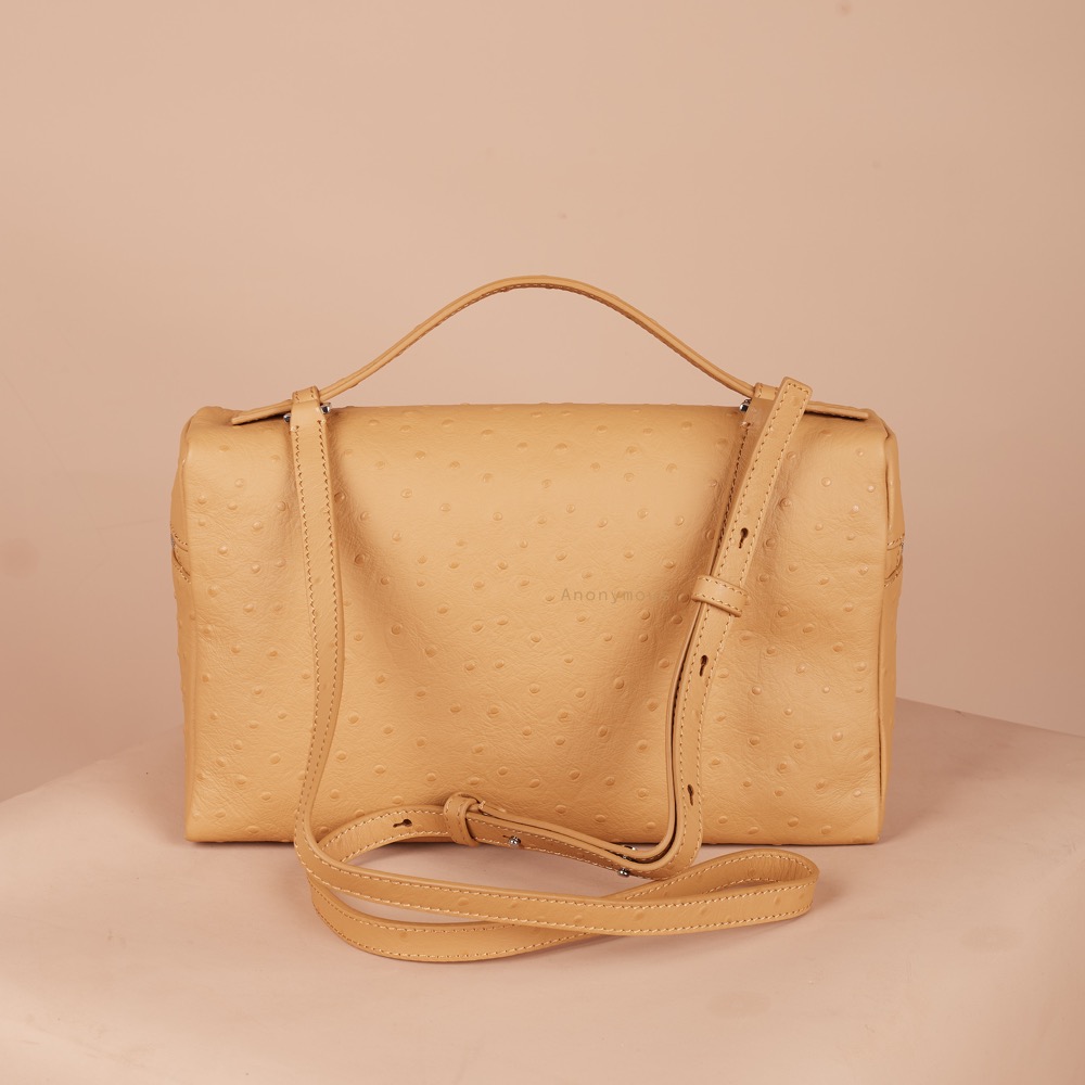 Anonymous Lola Bag L27 Ostrich PHW No Brand (Tas Kulit)