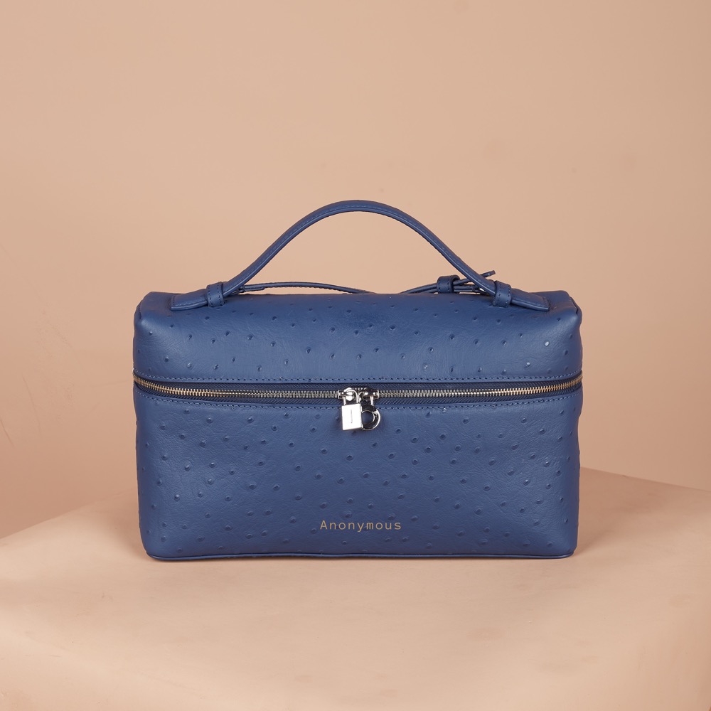 Anonymous Lola Bag L27 Ostrich PHW No Brand (Tas Kulit)