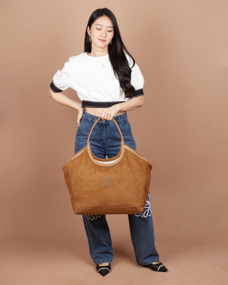 Anonymous Iris Maxi Shopping Corduroy No Brand (Tas Kulit)