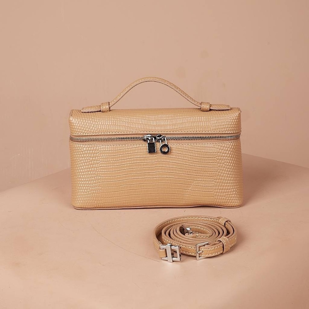Anonymous Lola Bag L19 Lizard Embosse Leather PHW No Brand (Tas Kulit)