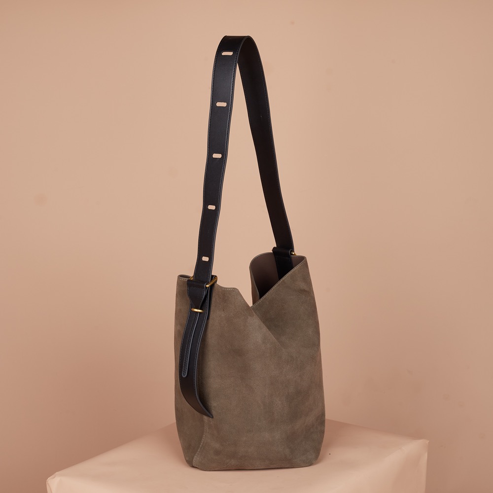 Anonymous Caine Bucket Bag Suede Leather No Brand (Tas Kulit)