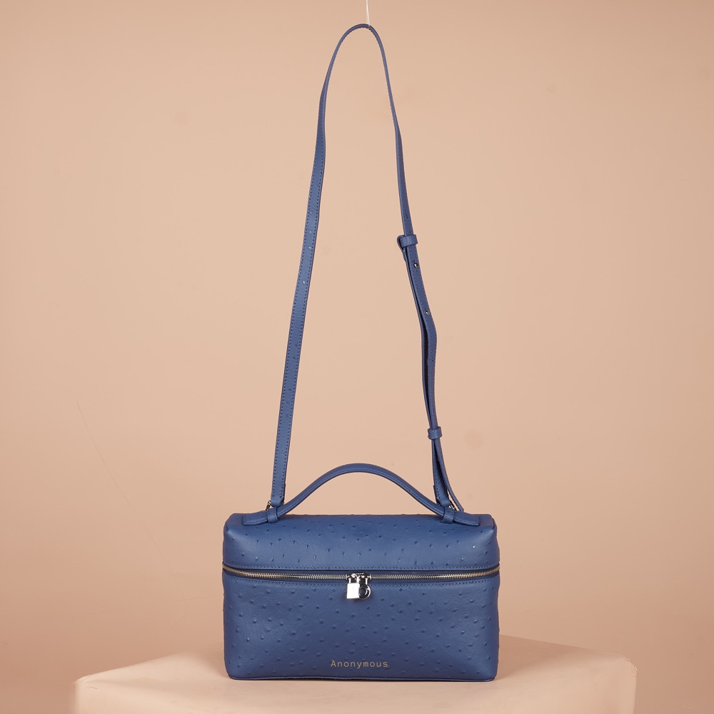 Anonymous Lola Bag L27 Ostrich PHW No Brand (Tas Kulit)