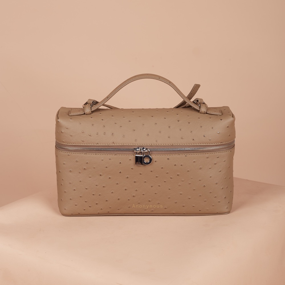 Anonymous Lola Bag L27 Ostrich PHW No Brand (Tas Kulit)
