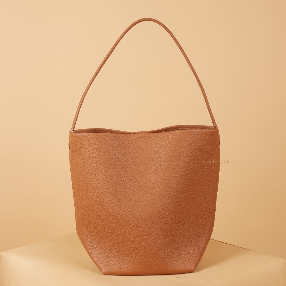 Anonymous Mica Tote Bag Large Grained Leather No Brand (Tas Kulit)