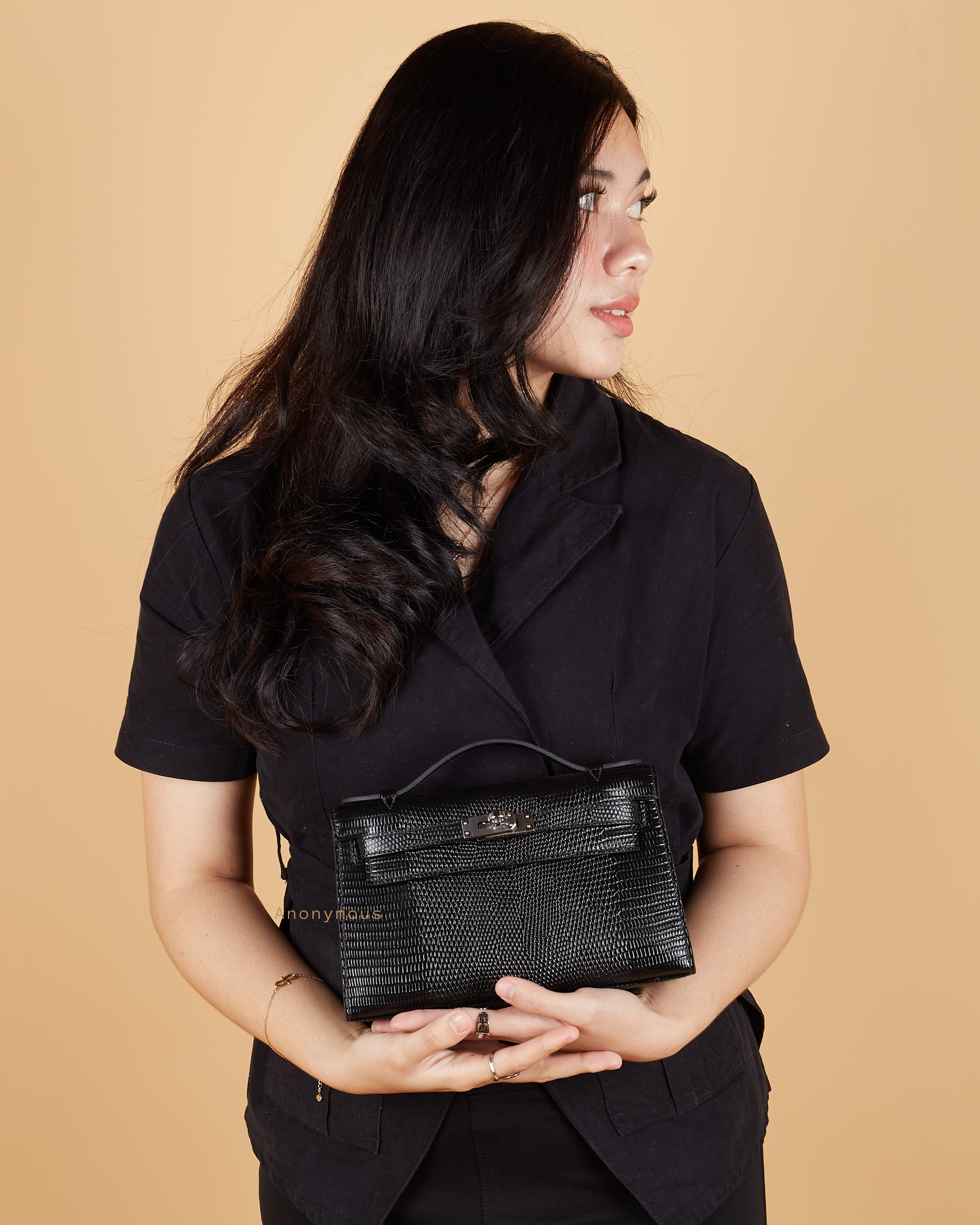 Anonymous Kylee Pochette Lizard P22 No Brand (Tas Kulit)