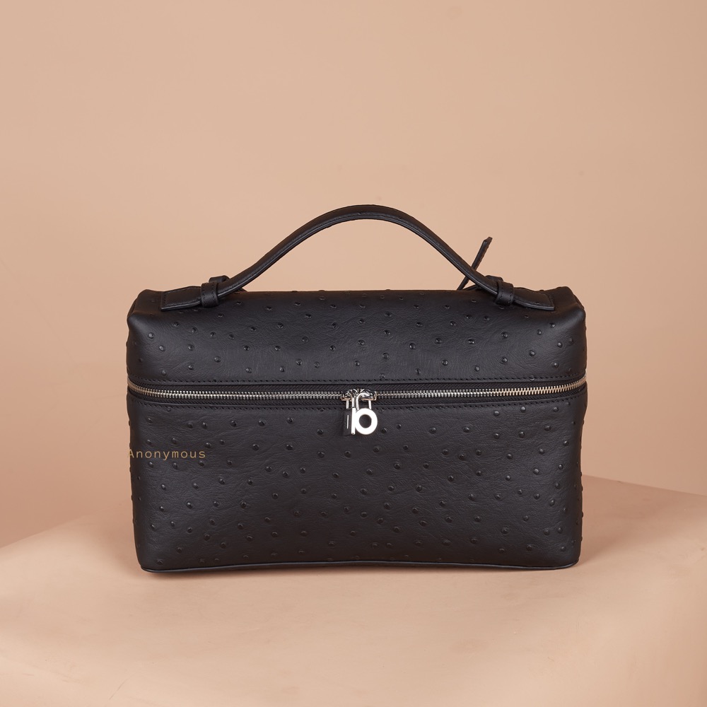 Anonymous Lola Bag L27 Ostrich PHW No Brand (Tas Kulit)