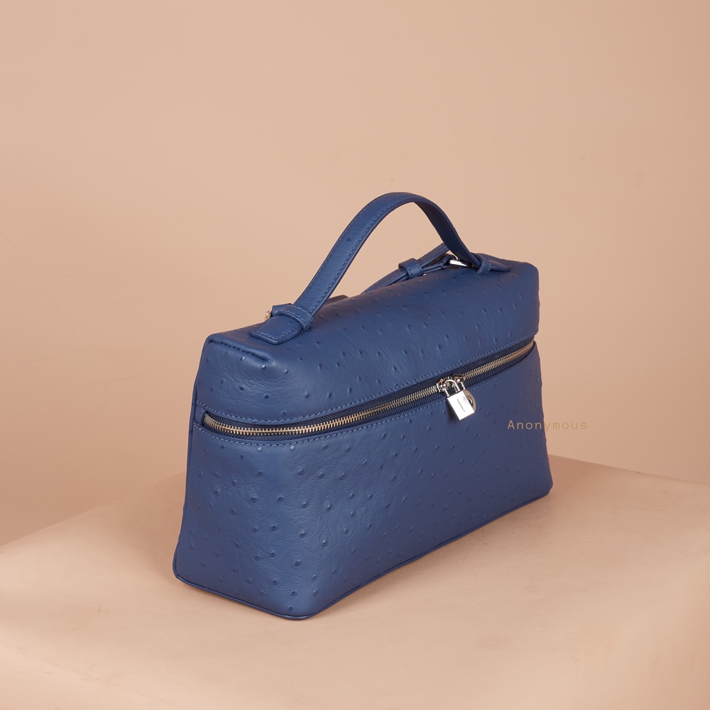 Anonymous Lola Bag L27 Ostrich PHW No Brand (Tas Kulit)