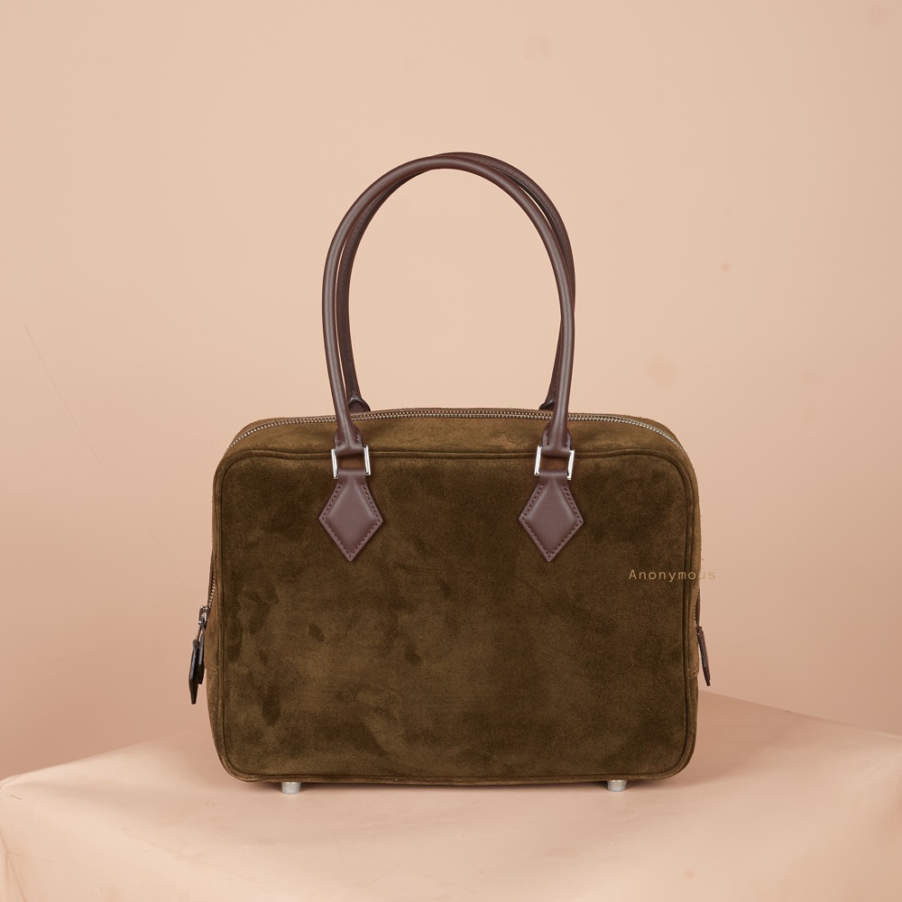 Anonymous Amizza Plum 32 Suede Leather No Brand (Tas Kulit)