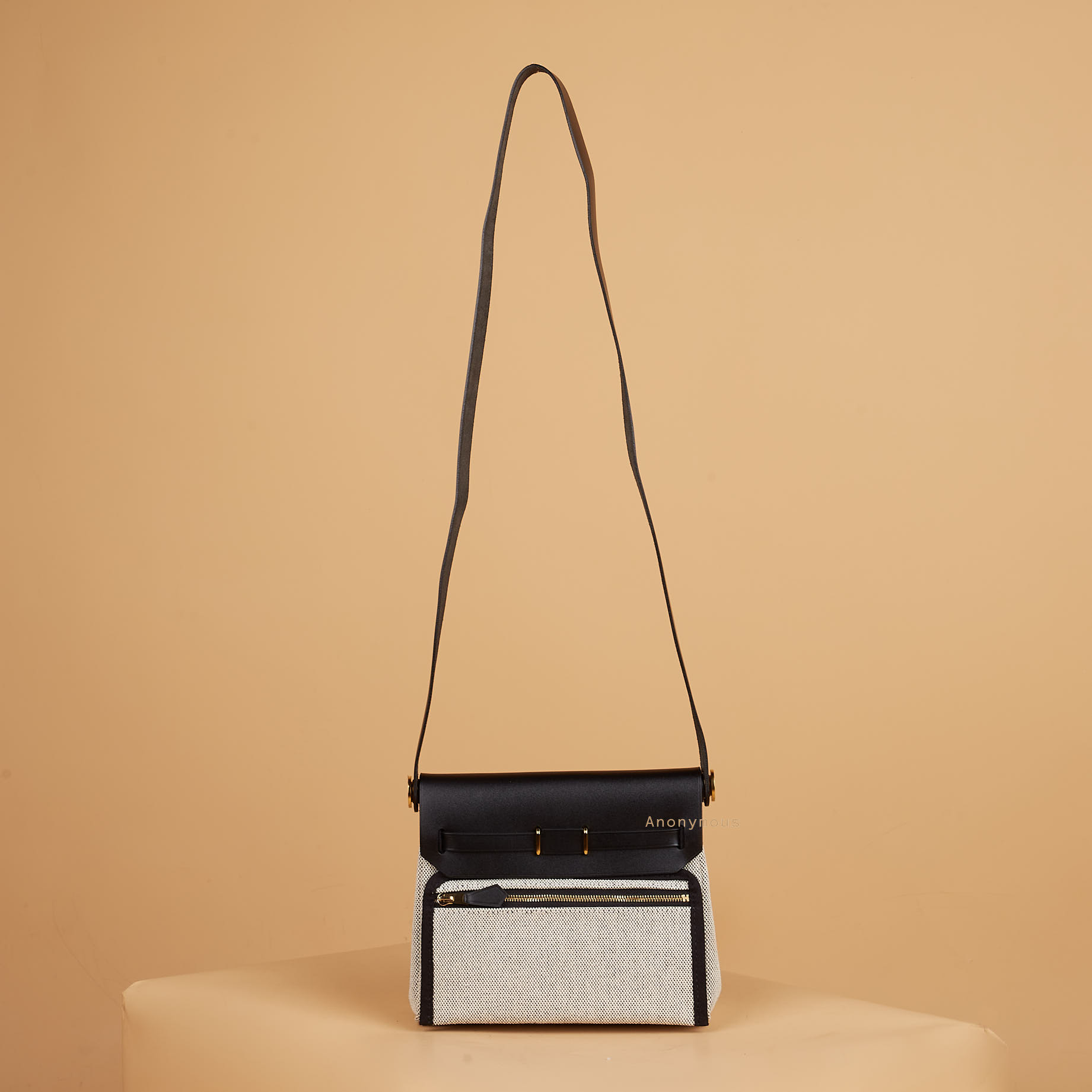 Anonymous Aspen 20 Ecru Canvas Bag GHW