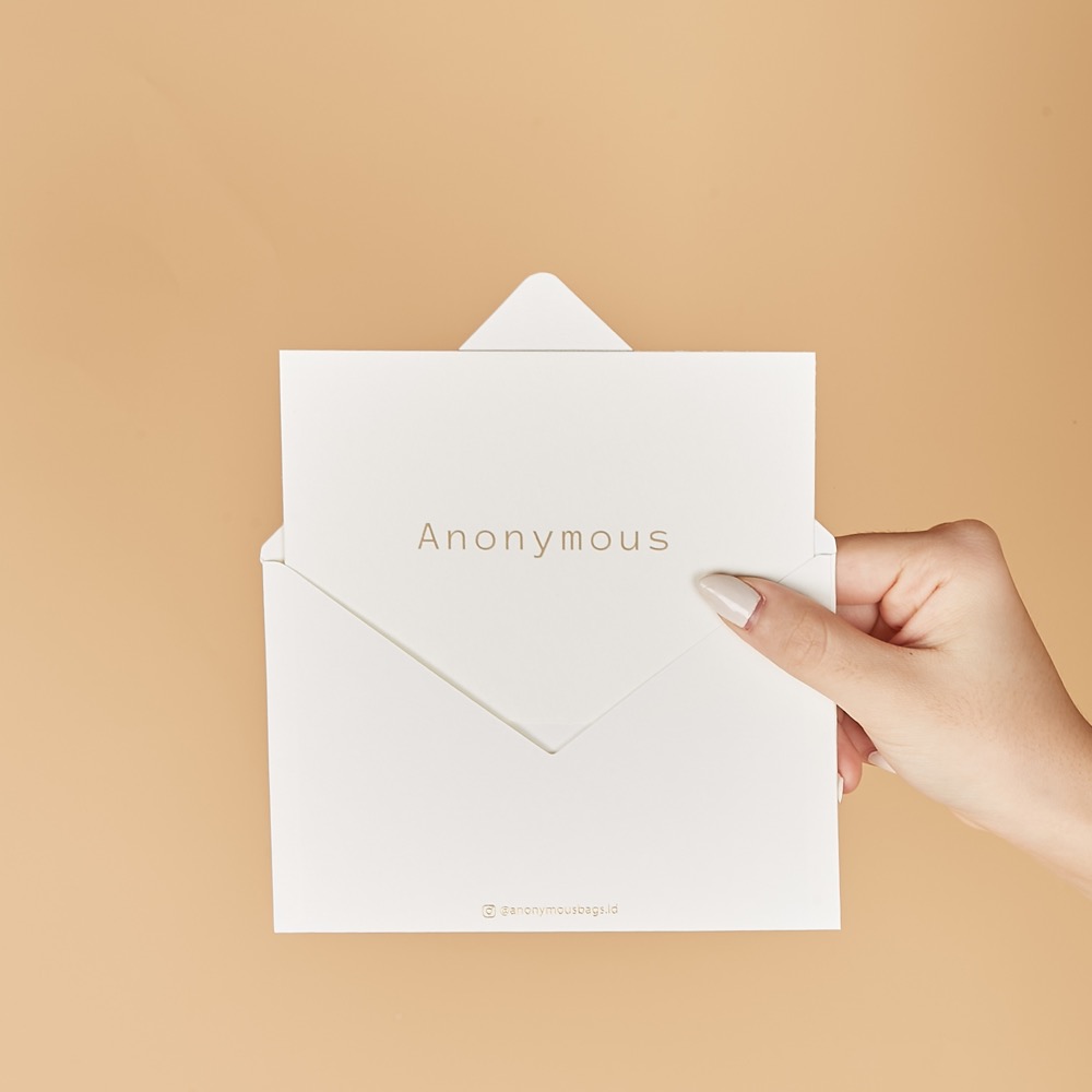 Anonymous Happy Birthday Card/Congratulations Card/Thankyou Card/Greeting Card/Kartu ucapan Costumize