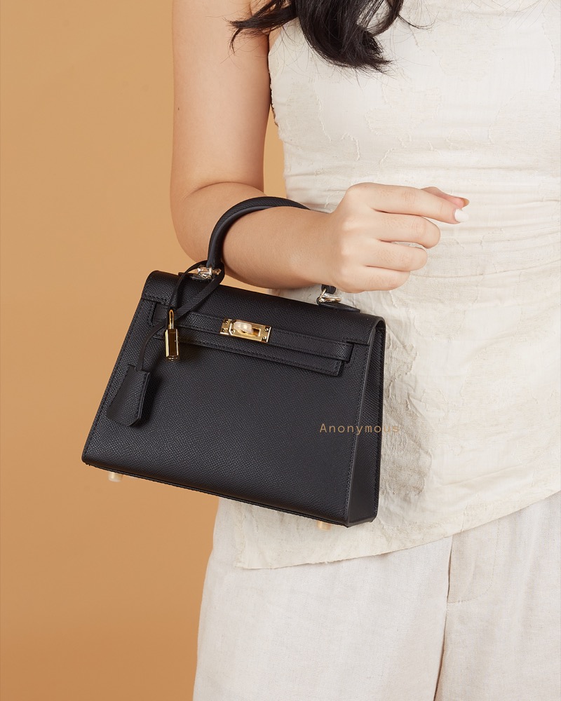 Anonymous Cara Bag k22 Taiga Leather No Brand (Tas Kulit)