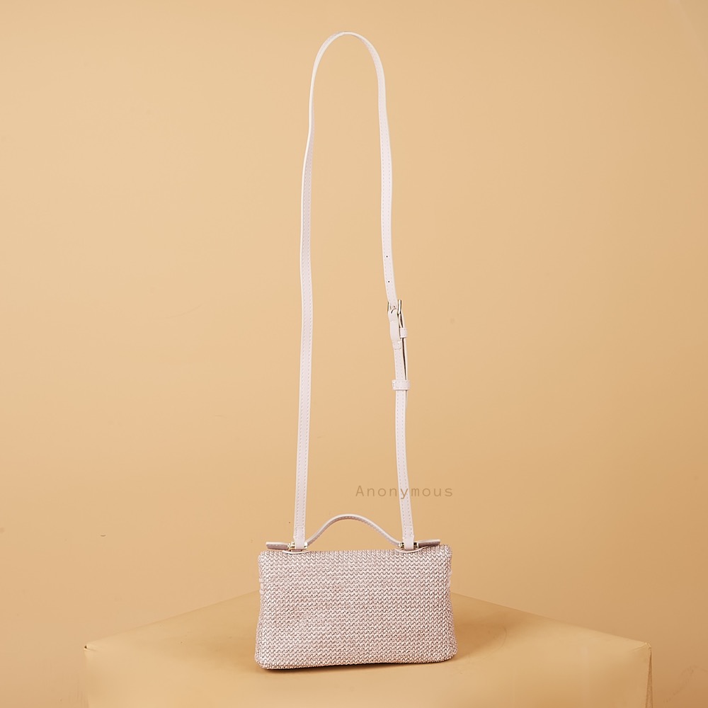 Anonymous Lola Bag L19 Raffia Leather No Brand (Tas Kulit)