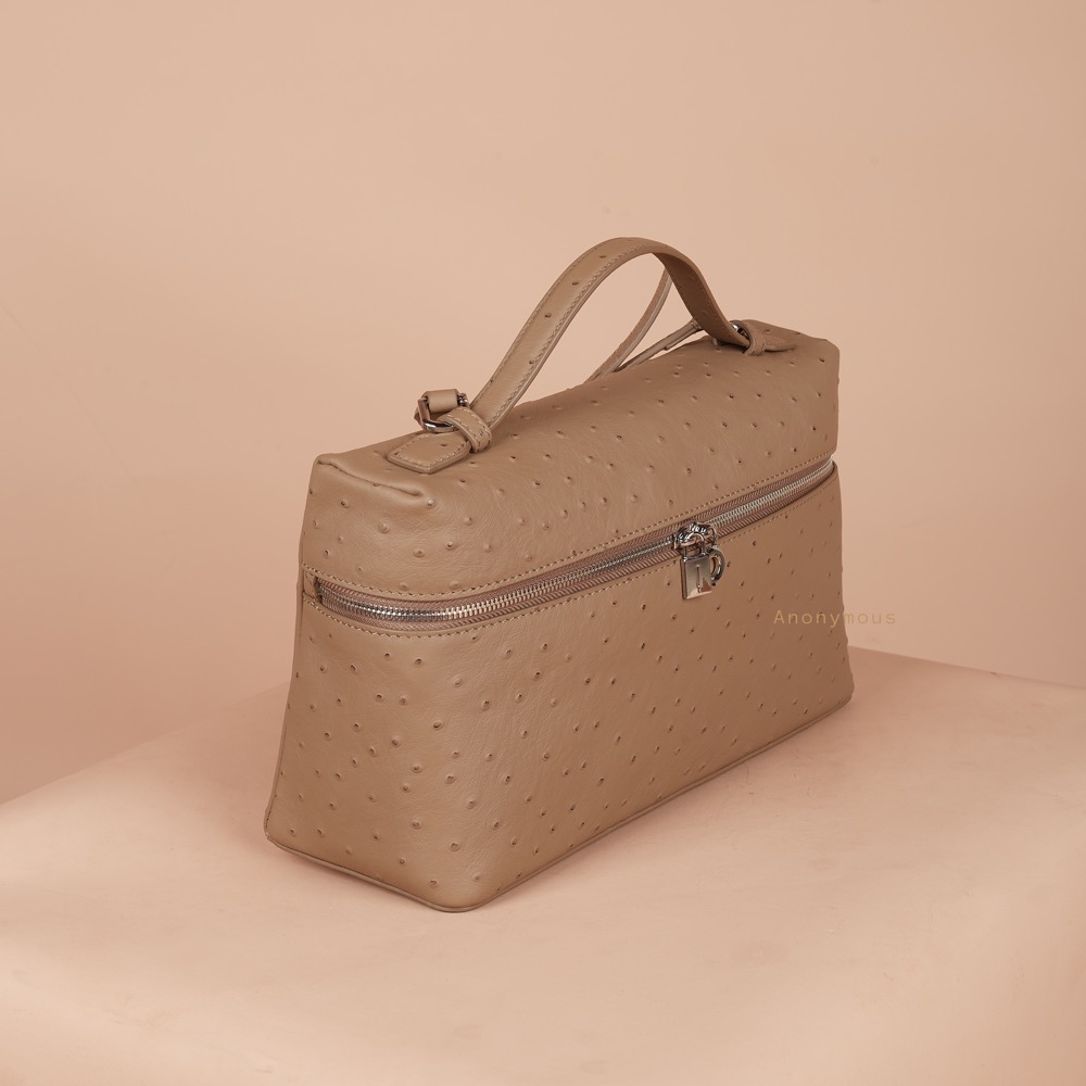 Anonymous Lola Bag L27 Ostrich PHW No Brand (Tas Kulit)