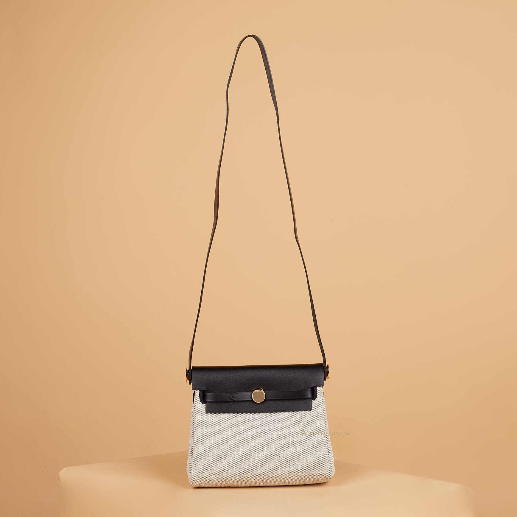 Anonymous Aspen 20 Ecru Canvas Bag GHW